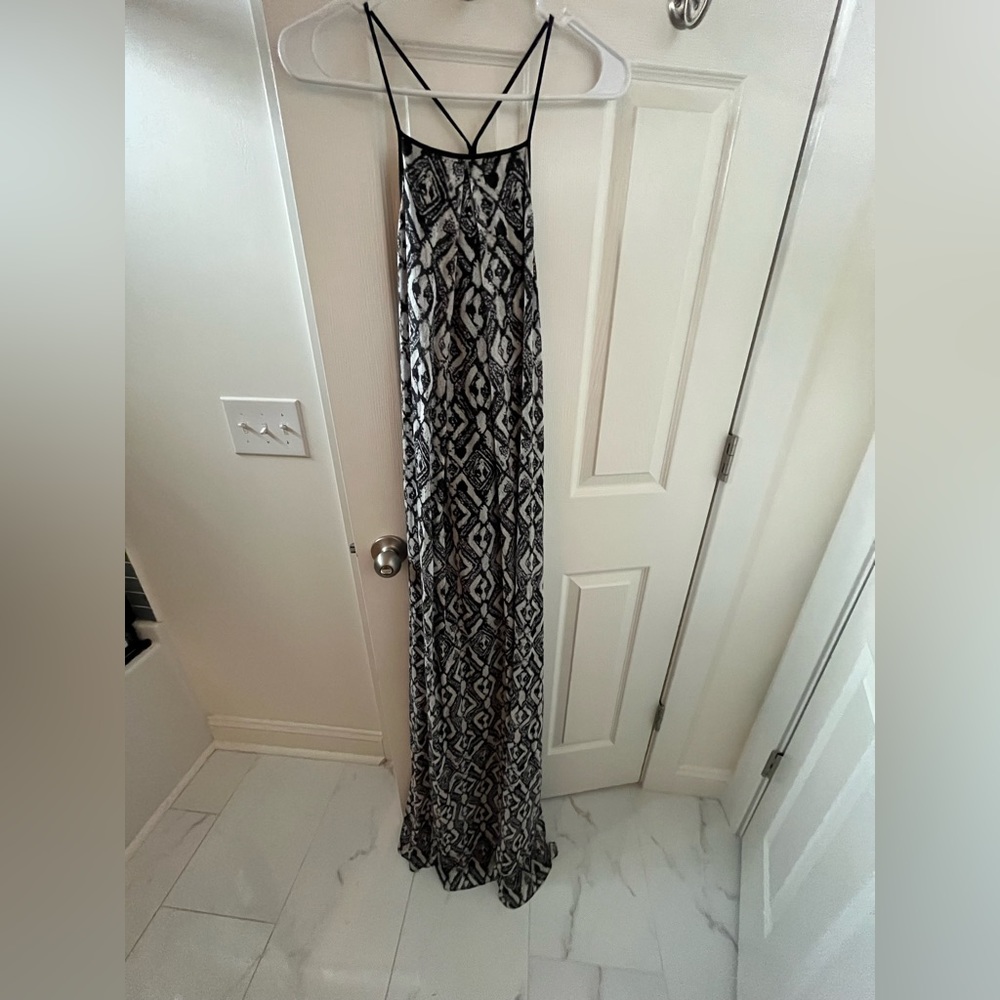 Derek Lam 10 Crosby Halter Gauze Maxi Dress